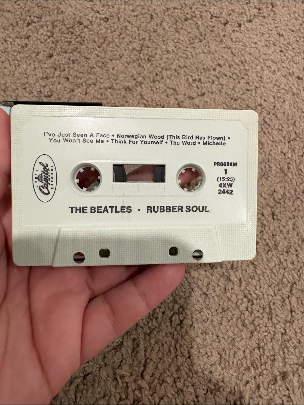 The Beatles Rubber Soul Cassette Tape Capitol Records 4XW 2442 - Picture 6 of 13